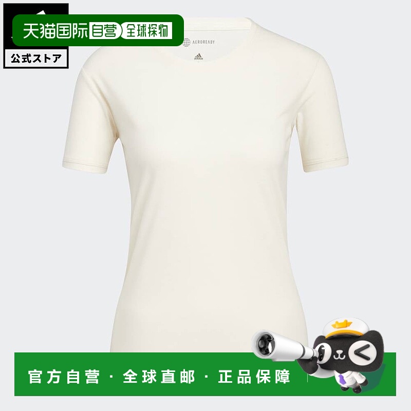 日本直邮 adidas Go To 2.0 女士半袖T恤[HD9563] 白色
