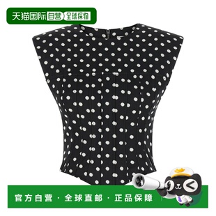 香港直邮GANNI 女士背心吊带 A1040078099 AW2025 黑色 Black Pri