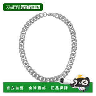 自营 adornia防变色镀银宽缘链项链-银色 美国奥莱直发