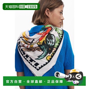 日本直邮Desigual 印花围巾 [DE819DW026043]