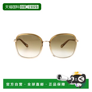 蔻依 Chloe 女士 Eyewear CH0 1h可退 方格太陽眼鏡 香港直邮潮奢