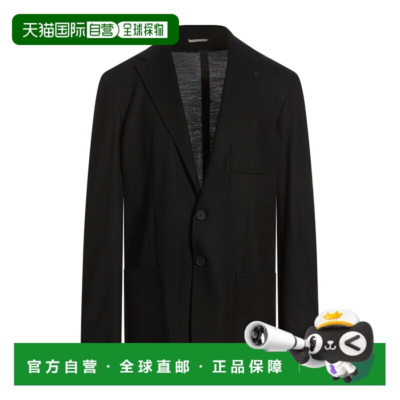香港直邮Canali 康钠丽 男士 西装外套 black黑色 舒适时尚