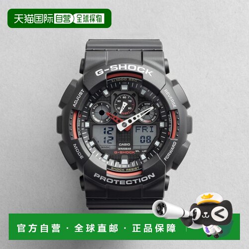 日本直邮CASIO 卡西欧 G-SHOCK GA-100-1A4 手表 品牌 男士 儿童
