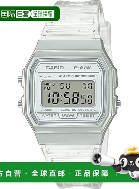 【日本直邮】Casio卡西欧 手表 小型轻量适合儿童白色F-91WS-7JH