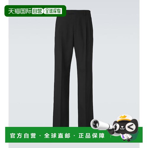 香港直邮valentino 华伦天奴 男士 初剪羊毛直筒长裤 9V3RBO85BGW
