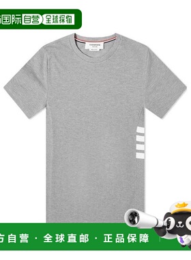 香港直邮THOM BROWNE 男士T恤 MJS123A00050055 SS2024 灰色男装