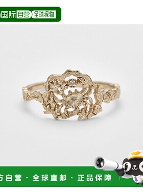 日本直邮日潮 agete 阿卡朵(巨蟹座) K5钻石戒指