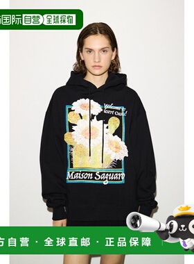 1h可退 日本直邮THROW by SLY 女士多肉艺术印花连帽卫衣 030HA00