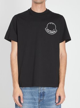 潮奢 Moncler 盟可睐 男士 徽标棉质 T 恤 K20918C0001389AJS