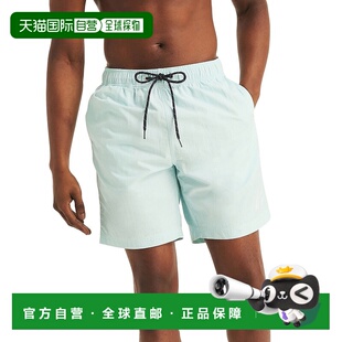 自营Nautica Swim Trunks Men's  Reel Aqua Quick Dry Drawstrin