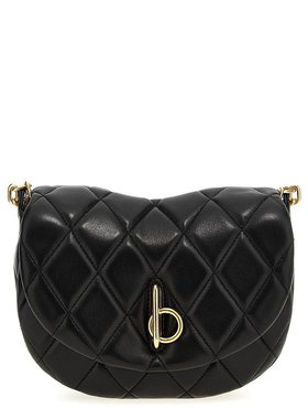 BURBERRY 女士单肩包 8104628BLACKGOLD SS2025 黑色