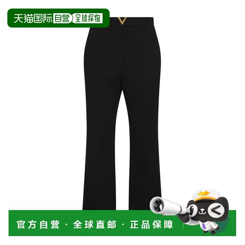 1h可退 香港直邮VALENTINO 女士正装裤 8B3RB7209Q00NO AW2026 黑
