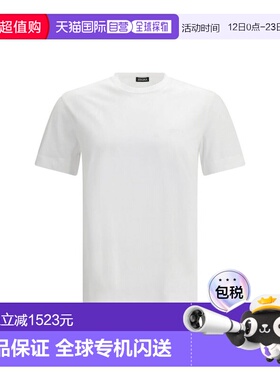 1h可退 香港直邮潮奢 zegna 杰尼亚 男士 圆领平纹针织 T 恤 UH36