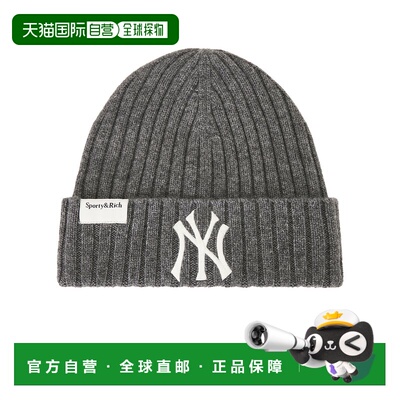 1h可退 香港直邮潮奢 SPORTY & RICH 女士 Yankees Serif 经典羊