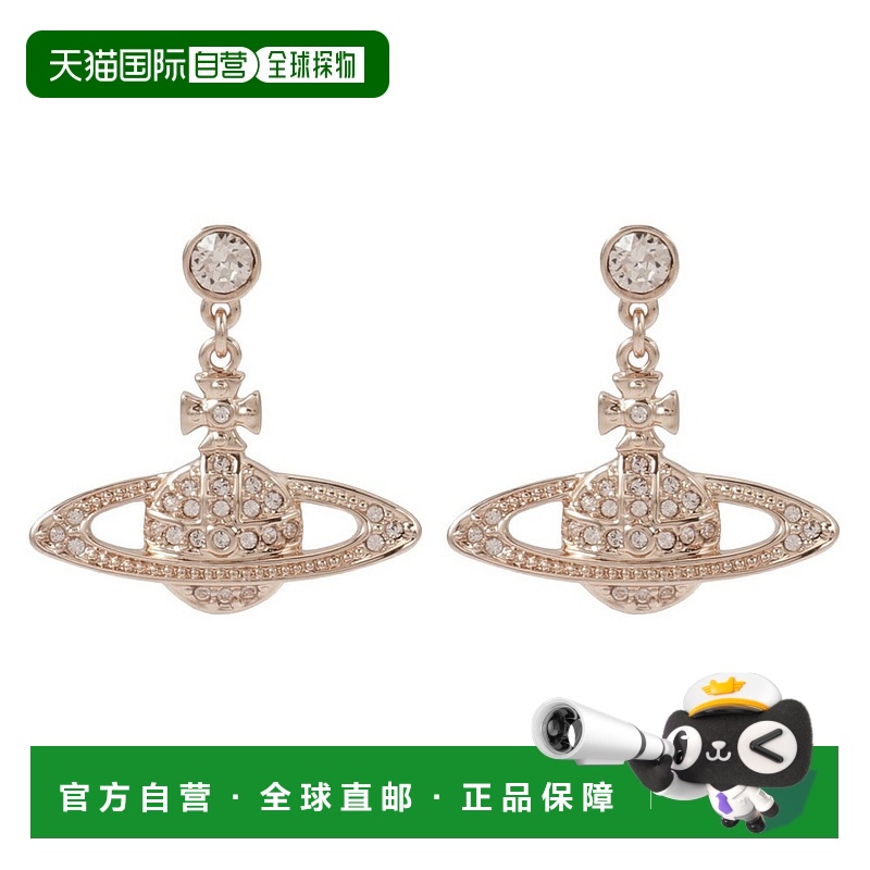 日本直邮Vivienne Westwood 女士迷你水滴耳环 62020025 - 02G120