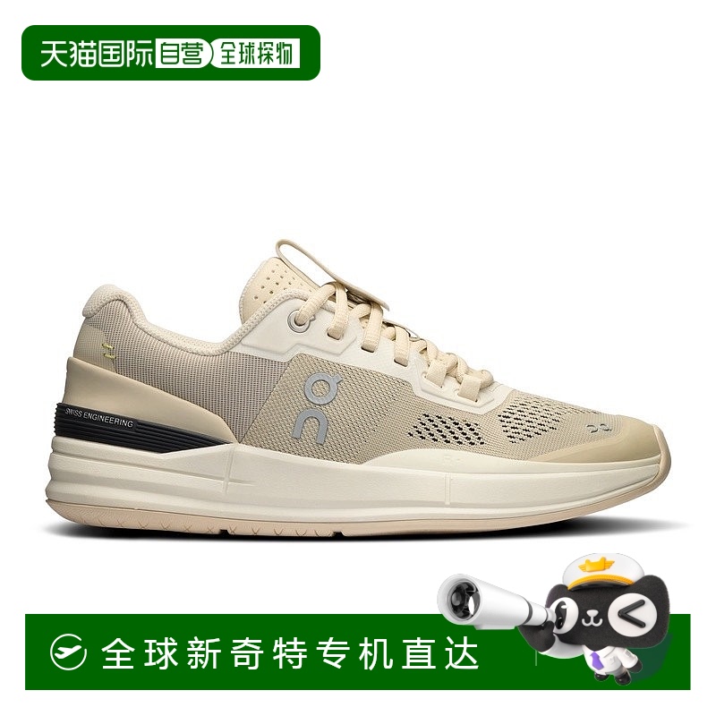 欧洲直邮On昂跑 THE ROGER系列女士沙色/象牙白再生聚酯纤维logo