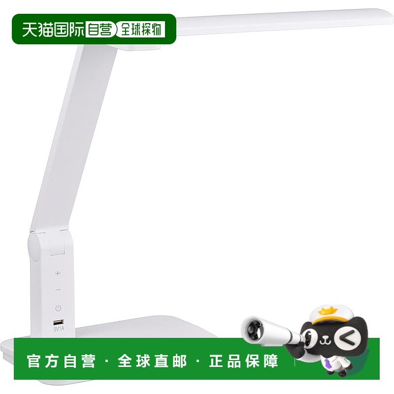 【日本直邮】OHM LED台灯 USB 5段调光 1000lm DS-LS20BCU-WD