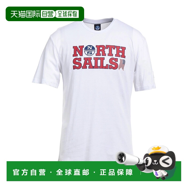 香港直邮潮奢 North Sails 男士 T恤 white白色 舒适时尚男装