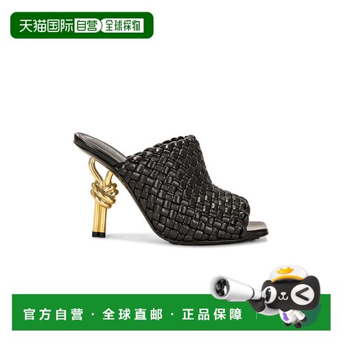 香港直邮Bottega Veneta 葆蝶家 女士 黑色 Knot 凉鞋 754143V2P5