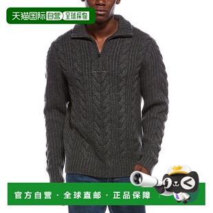 Cable Wool Pullover Quarter Blend Zip Cashmere 自营Vince