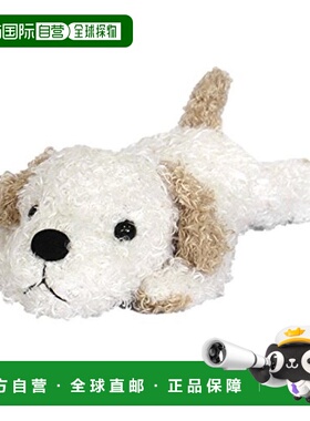 【日本直邮】SHINADA软萌可爱趴姿小狗毛绒公仔 S 白色情人礼物