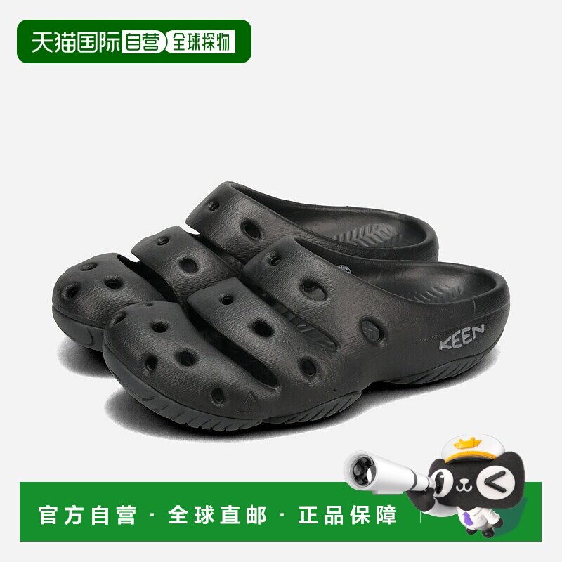 日本直邮KEEN YOGUI 女士凉鞋黑色/磁铁色黑色1028812