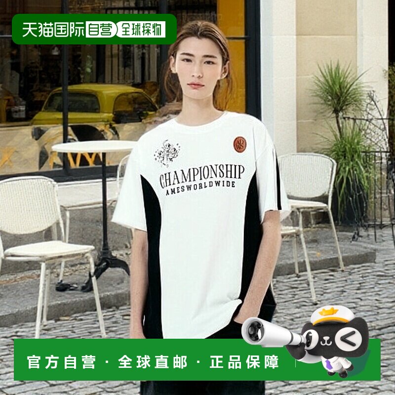 韩国直邮Ames Worldwide 女士女装T恤CHAMPIONSHIP TEE WHITE AM2E