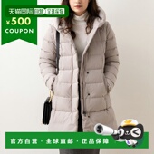 羽绒服外套 Puffy Prescott 日本直邮Woolrich 大衣米色女士 WOOL