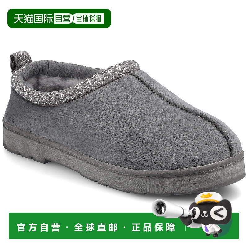 自营 vance co.Vance男式惠勒羊毛布拖鞋-灰色 美国奥莱直发