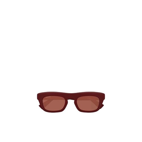 GUCCI 男士眼镜 GG1777S002 CO 棕色 几何框太阳镜