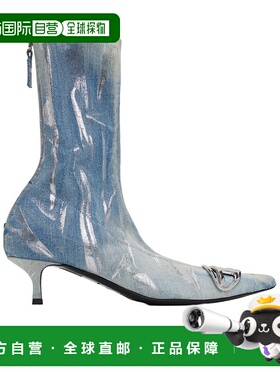 香港直邮DIESEL 女士高跟鞋 Y03409P6264H9502 AW2024 灰色