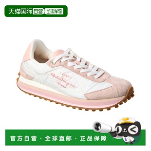 自营salvatore ferragamoFerragamo Iggy Nylon & Suede Sneaker