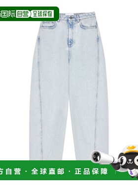 香港直邮Givenchy 腰带环牛仔裤 BW51AE517P直筒裤