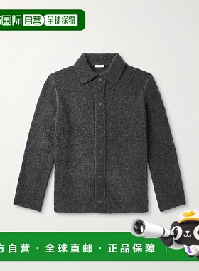 1h可退 香港直邮The Row 男士 Novak 开司米羊驼毛真丝混纺毛圈针