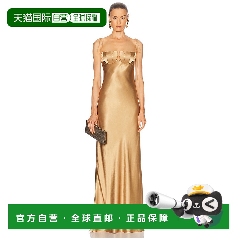 1h可退 香港直邮潮奢 Anna October 女士 Tulip 长款连衣裙 SS250