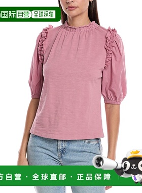 自营 Nation LTD罗亚上衣-粉红色 美国奥莱直发