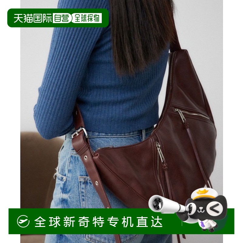 1h可退 日本直邮AZUL BY MOUSSY 女士时尚拉链设计斜挎包 250HAT5