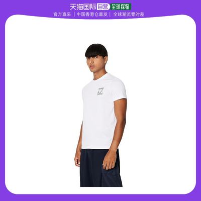 香港直邮潮奢 Armani Exchange 男士AX 修身徽标T恤