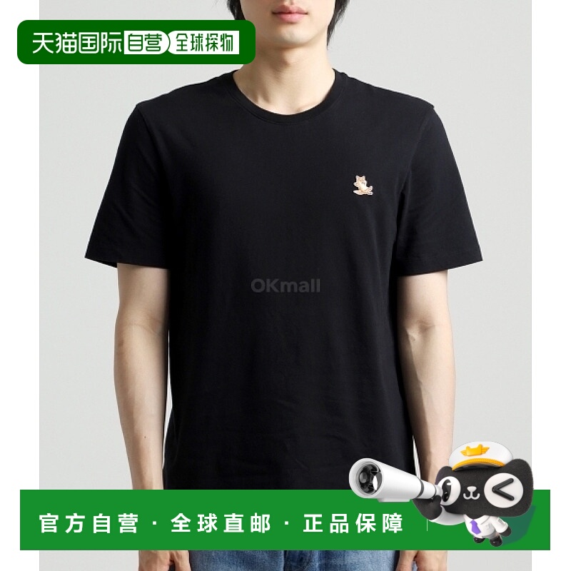 韩国直邮MAISON KITSUNE CHILLAX狐狸贴片短袖T恤正品时尚高级感