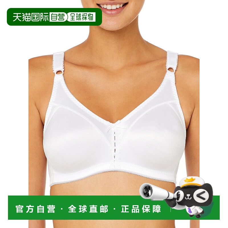 自营bali巴厘岛女式双支撑无钢圈文胸 - 白色 美国奥莱直发内衣