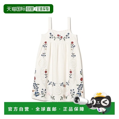 1h可退 日本直邮Sea New York 女童2025春夏新款 蕾丝刺绣无袖连4