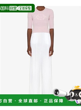 香港直邮GIVENCHY 女士针织衫 BW90TS4ZPM661 SS2025 粉红色 短袖