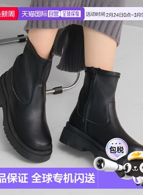 日本直邮VIVIAN 厚底弹力靴（黑色）晴雨皆宜短靴女靴