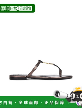 1h可退 香港直邮Saint Laurent 圣罗兰 女士 Cassandra 拖鞋 7760