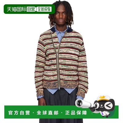 1h可退 香港直邮Sacai 男士 多色 Mix Knit 开衫 2603944M