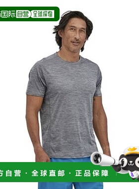 日潮跑腿Patagonia巴塔哥尼亚男士舒适短袖衫灰色百搭简约FGX上衣
