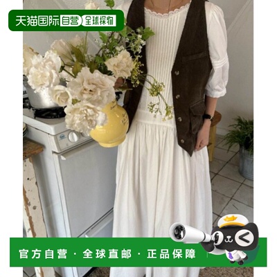 1h可退 日本直邮sorule 女装 前褶蓬松袖长裙 SO20326s0连衣裙
