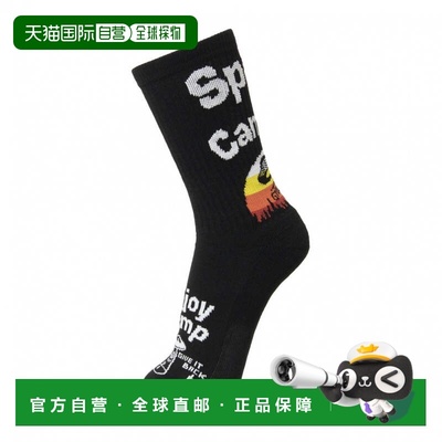 日本直邮Coleman 徒步运动袜 Space Camper2 2984TSS 黑色