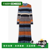 Evangeline 1h可退 条纹褶裥金 JOHNSON 女士 香港直邮潮奢 ULLA