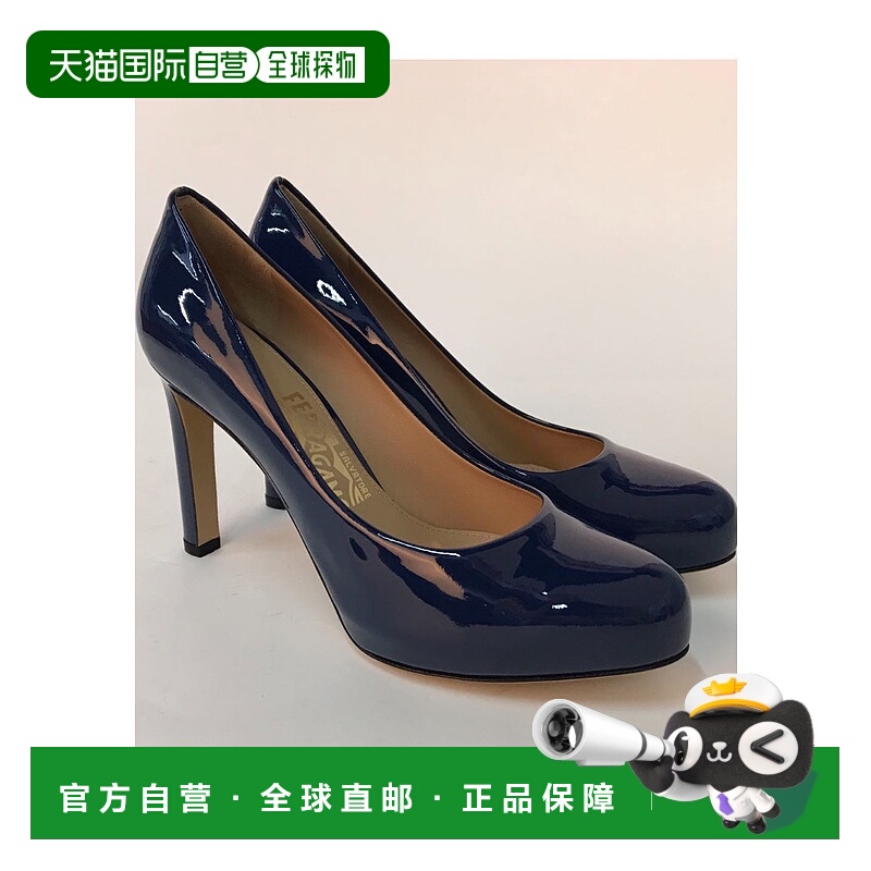 香港直邮Salvatore Ferragamo Logo标识高跟鞋 061962菲拉格慕